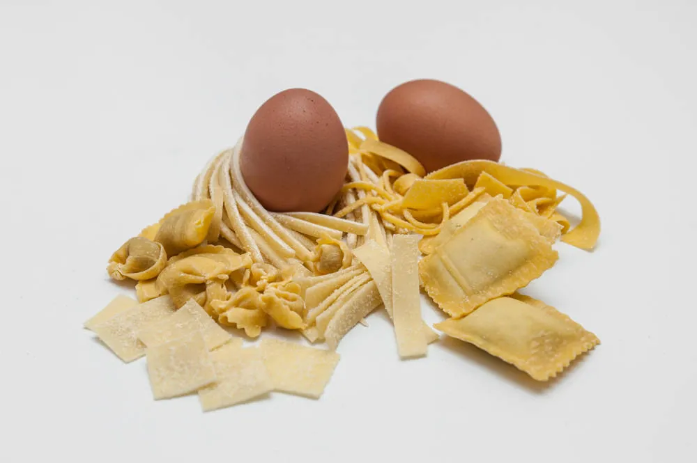 Pasta fresca all'uovo fatta a mano